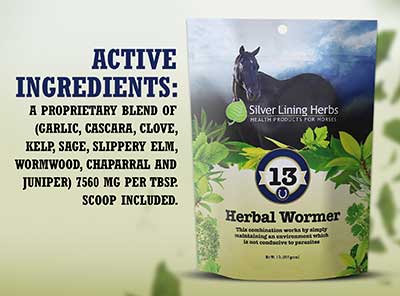 Deworming horses with herbs