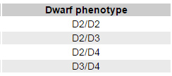 dwarf phenotypes